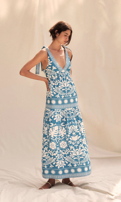 Brenna Maxi Dress - Brilliant Blue